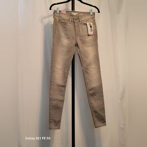Levi's Denizen Gray Jeggings with Tapered Fit, Size 2/3, NWT